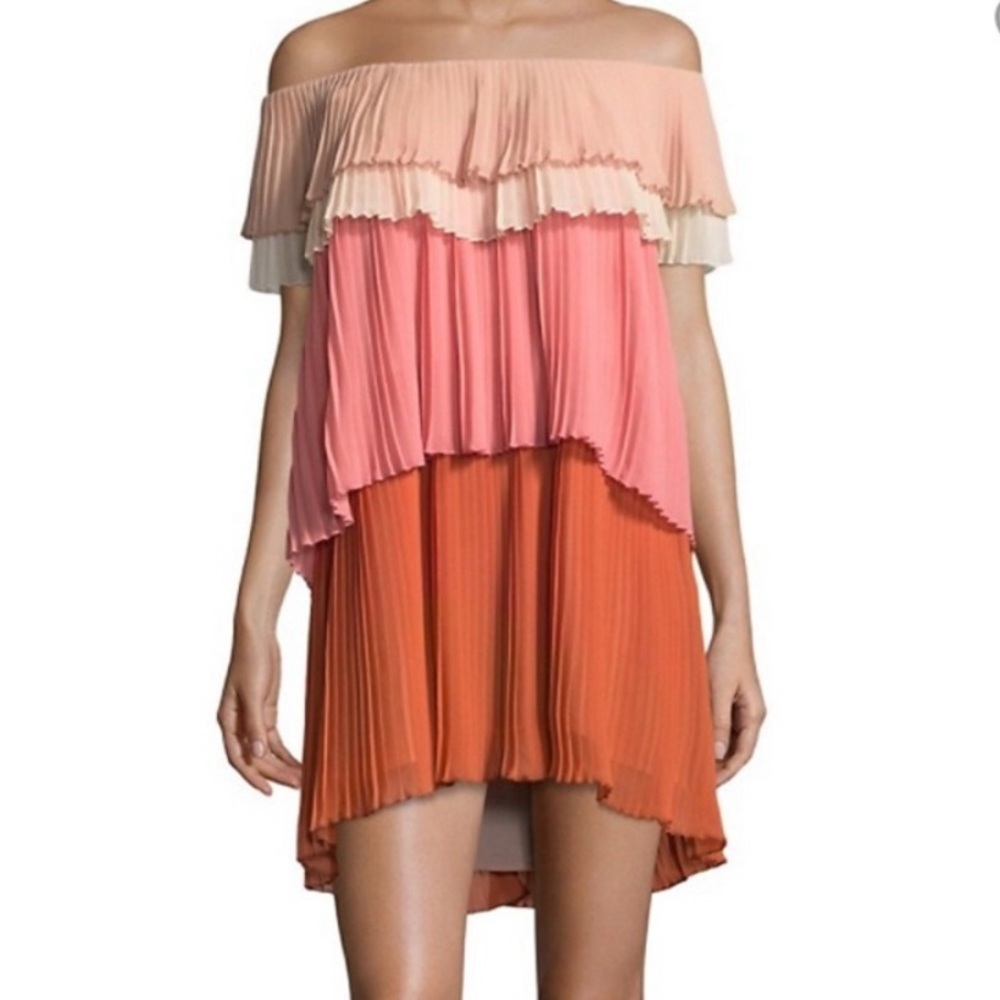 Delfi Collective Paige Layered Dress Small